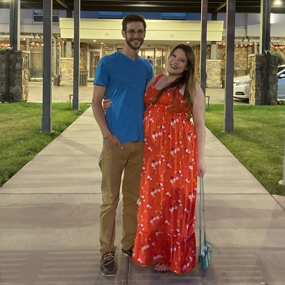 Isabel maternity dress.